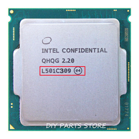 Процессор INTEL QHQG, инженерная версия ES I7 6400T I7-6700K, ЦП 2,2 ГГц, шаг Q0, четырехъядерный, разъем 1151 ► Фото 1/2
