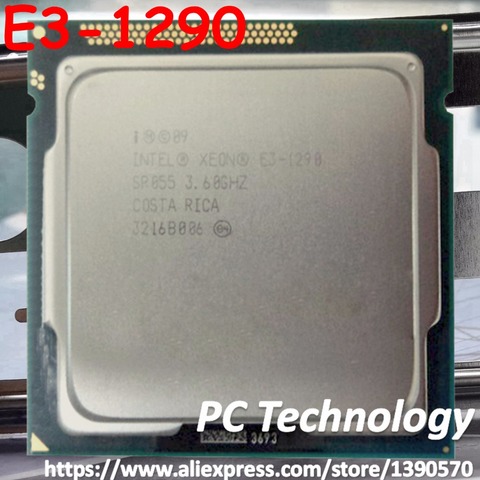 Оригинальный процессор Intel Xeon 3,60, 1155 ГГц, 8 м, четырехъядерный процессор E3 1290, разъем, бесплатная доставка ► Фото 1/1