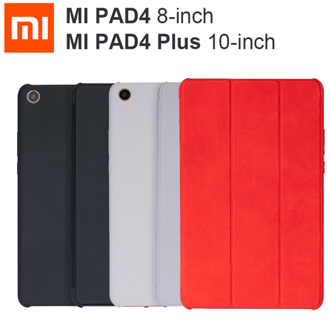 Xiao mi Pad 4 плюс Чехол оригинальный mi PAD 4 Plus Ultra Slim откидная крышка смарт из искусственной кожи Сяо mi pad 4 Полный протектор рукава сумка ► Фото 1/6