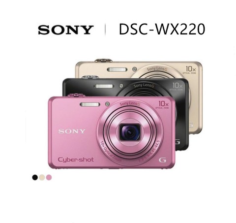Цифровая камера SONY 18,2 WX220, МП, с 2,7-дюймовым ЖК-дисплеем, Full HD, запись видео, 10x зум, фирменная Новинка SONY WX220 ► Фото 1/1
