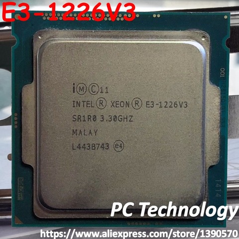 Процессор Intel Xeon Φ ЦПУ 3,30 ГГц 8M LGA1150 четырехъядерный настольный компьютер E3-1226V3 V3 Бесплатная доставка E3 1226V3 1225V3 1225 V3 ► Фото 1/1