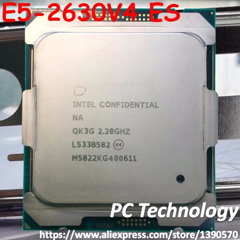 Оригинальный процессор Intel Xeon ES E5 2630V4 QK3G 2,20 ГГц 10 ядер 25 Мб E5 2630 V4 ► Фото 1/2