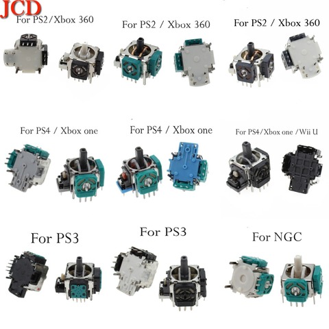 JCD правый/левый 3D аналоговый датчик джойстика для Playstation 4 pro PS4 PS2 PS3 pro контроллер Dualshock 4 ► Фото 1/6