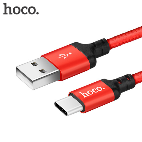 HOCO USB Type-C кабель для быстрой зарядки USB-A к Type-C 3A кабели для быстрой зарядки дата синхронизации провода для MacBook Samsung Xiaomi Redmi Huawei ► Фото 1/6