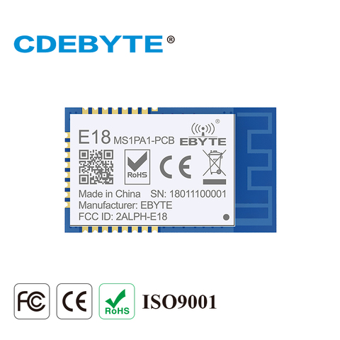 E18-MS1PA1-PCB Zigbee IO CC2530 PA 2,4 ГГц 100 мВт антенна PCB IoT uhf беспроводной трансивер передатчик и приемник радиочастотный модуль ► Фото 1/6