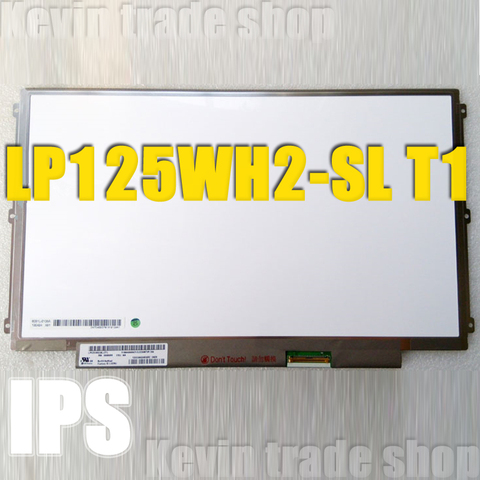 LP125WH2 SLT1 SLT3 LP125WH2-SLT1 (SL)(T1 светодиодный, ЖК-экран для ноутбука, панель IPS LVDS, 40 контактов, 1366*768, оригинальная матрица дисплея ► Фото 1/6