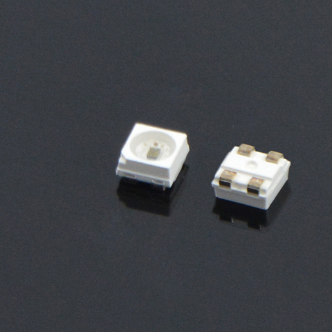 10-1500 шт. WS2812B (4 контакта) 3535 Mini RGB светодиодный чип, индивидуально адресуемый цифровой 2812 светодиодный чип IC RGB full dream color DC5V ► Фото 1/6