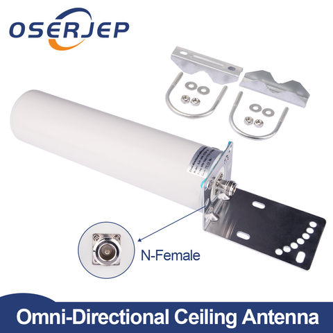 4g outdoor antenna 698-2700MHz 12DBi Onmi External barrel antenna with N female for GSM W-CDMA 2g 3g cell phone signal repeater ► Фото 1/6