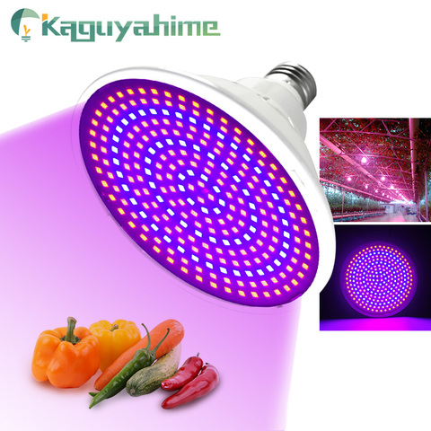 Kaguyahime светодиодный светильник E27, светодиодная лампа полного спектра для выращивания растений 4 Вт 30 Вт 50 Вт 80 Вт, инфракрасная цветущие раст... ► Фото 1/6