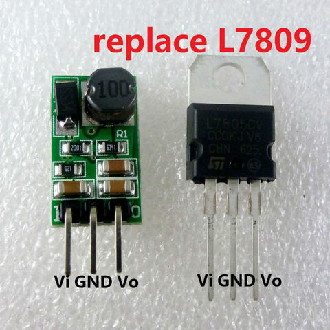 Dd4012 A _ 9 в 8 Вт 12-40 В до 9 в регулятор напряжения реверсивный преобразователь понижающий модуль Замена LM7809 L7809 комплект Wi-Fi-роутеров ► Фото 1/6