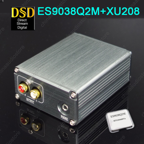 Mini ES9038Q2M ES9038 XMOS XU208 USB DAC USB Звуковая карта для наушников DSD Оригинальное Высокое разрешение Hi-Fi аудио, адаптер переменного тока 100-240 В ► Фото 1/4