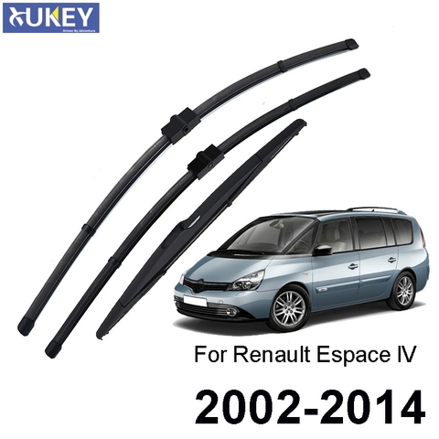 Набор стеклоочистителей Xukey для Renault Espace 4, 2014, 2013, 2012, 2011, 2010, 2009, 2008, 2007, 20063, 2005, 2004 ► Фото 1/6