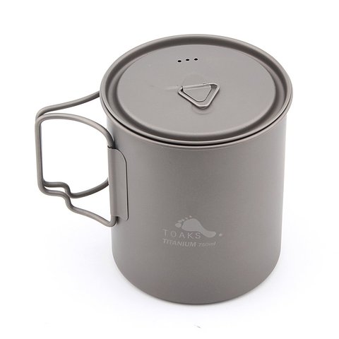 Titanium Camping Pot and Cup(375 мл, 450 мл, 550 мл, 650 мл, 700 мл, 750 мл, 800 мл, 900 мл, 1100 мл) ► Фото 1/1