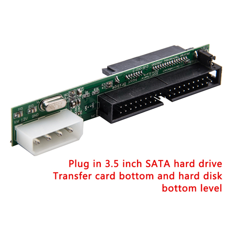 Адаптер Sata-IDE, конвертер 2,5 Гбит/с 3,5 Гбит/с Sata мама на 133 дюйма IDE папа, 40-контактный порт, поддержка ATA 100 SSD HDD CD DVD Serial ► Фото 1/6