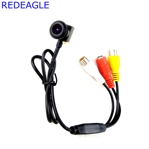 Камера видеонаблюдения REDEAGLE 700TVL CMOS, мини-камера видеонаблюдения, угол обзора 140 градусов, микро FPV, аудиосвязь 205AV ► Фото 1/5