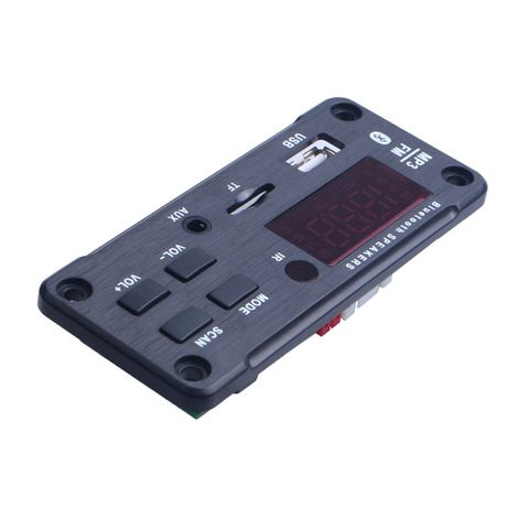 Новейшая беспроводная плата Bluetooth MP3 WMA декодера, аудио модуль с поддержкой USB TF AUX FM аудио радио модуль для автомобильных аксессуаров ► Фото 1/6