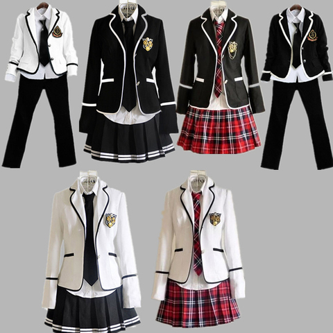 Новая униформа для начальной школы и японская школьная форма с длинным рукавом, Студенческая форма в британском стиле ► Фото 1/6
