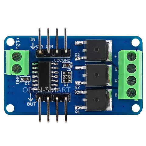 Модуль драйвера светодиодной ленты RGB, полноцветная плата контроллера RGB-ленты может быть каскадной для Arduino ► Фото 1/5