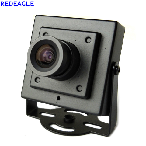 Камера видеонаблюдения REDEAGLE 700TVL CMOS, проводной мини-бокс с металлическим корпусом, объектив 3,6 мм ► Фото 1/4
