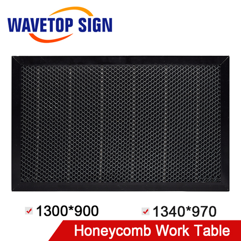 WaveTopSign Рабочий стол с Сотами 1300*900 1340*970 мм, размер платформы, лазерные детали для CO2 машина для лазерной гравировки и резки ► Фото 1/1