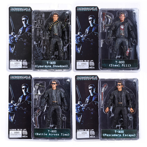 NECA The Terminator T-800 T-1000 Endoskeleton ПВХ экшн-фигурка Коллекционная модель игрушки ► Фото 1/5