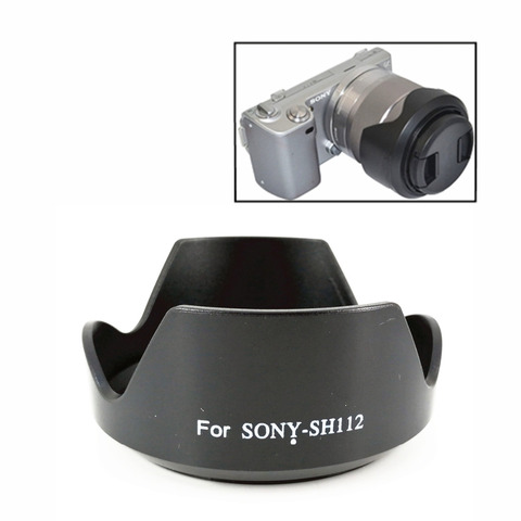 SH112 запасная крышка для объектива, для Sony E, ALC-SH112, 18-55 мм, f/3,5-5,6 дюйма, 16 мм, f/2,8, с возможностью установки на объективы, для Sony E, E, 5, 5, 5, 5, 6, 16 мм, f/2. ► Фото 1/4