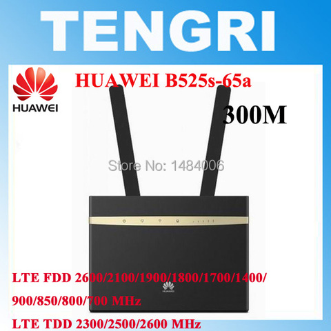 Оригинальный разблокированный беспроводной маршрутизатор Huawei B525, 300 Мбит/с, 4G, LTE, Cat6, CPE, с разъемом для sim-карты, с антеннами 4G, 2 шт. ► Фото 1/6