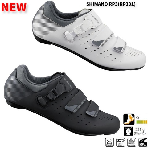 Обувь для езды на велосипеде shimano SH RP301, SH-RP3 обувь из углеродного волокна, обувь для езды на велосипеде RP3, новинка 2022 ► Фото 1/5