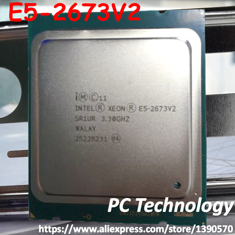 Оригинальный процессор Intel Xeon, 3,30 ГГц, 8 ядер, 25 Мб, LGA2011, E5 2673V2, официальная версия, ЦП, E5-2673V2 V2, бесплатная доставка ► Фото 1/1