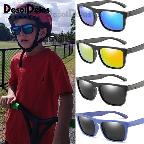Детские солнцезащитные очки D323, поляризационные очки с защитой от ультрафиолета, для мальчиков и девочек, 2022 ► Фото 1/6