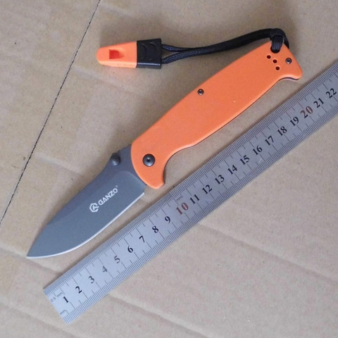 Складной нож Firebird Ganzo G7413 440C G10, карманный нож со свистком, инструмент для кемпинга, тактический инструмент для повседневного использования н... ► Фото 1/6