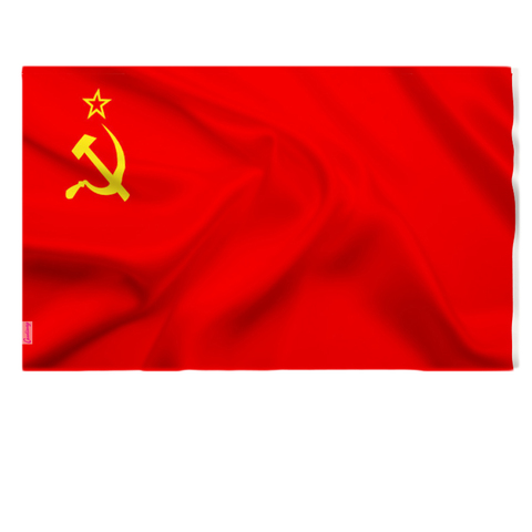 Флаг СССР красный революционный Союз Советских Социалистических Республик внутренний уличный флаг СССР российский флаг NN001 ► Фото 1/6
