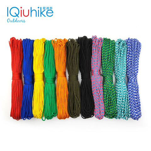 IQiuhike 100 цветов, Paracord 2 мм 100 футов, 50 футов, 25 футов, одна подставка, Paracord веревка, Paracorde шнур для изготовления ювелирных изделий, оптовая продаж... ► Фото 1/6