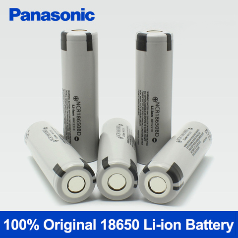 Литий-ионные аккумуляторы Panasonic 18650, 3,7 В, 3200 мА · ч, литиевая батарея для 3,7 В, внешний аккумулятор, фонарик, аккумулятор NCR18650BD ► Фото 1/6