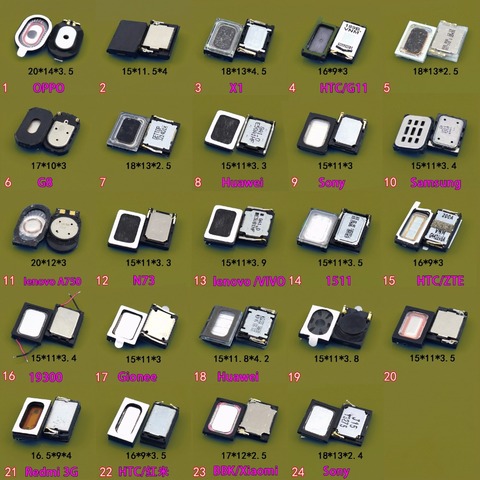 48 моделей громкоговорителей динамик телефонный звонок динамик ЗУММЕР приемник запасная часть громкоговоритель динамик телефонный звонок ► Фото 1/1