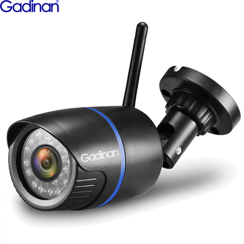 Камера видеонаблюдения GADINAN, 1080P, 2 МП, iCSee H.265X, водонепроницаемая, Wi-Fi, беспроводная, для улицы, IP, с ИК ночным видением ► Фото 1/6