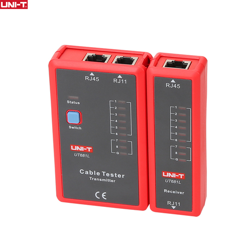 Φ UT681L UNI-T Tracker LAN автоматический светодиодный тестер сети Ethernet телефон BNC HDMI инструмент для ремонта ► Фото 1/5