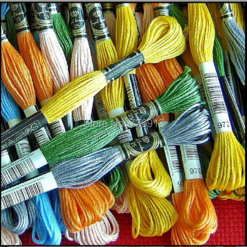Королевская вышивка нитью нитки, мулинь, пряжа-выберите свои собственные цвета и количество из 447 цветов ► Фото 1/2