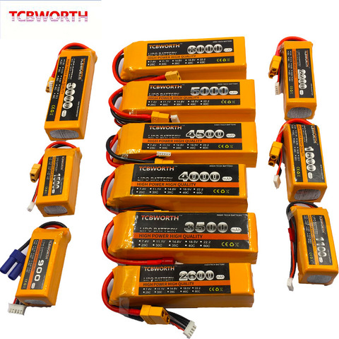 5S RC Toys LiPo аккумулятор 5S 18,5 V 1100mAh 1300mAh 1500mAh 1800mAh 2200mAh 2600mAh 25C 35C 60C для телефона ► Фото 1/6