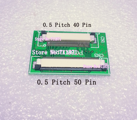 0,5 Шаг FFC TTL 50P до 40P переходник 0,5 50Pin 40P EJ080NA04C TTL FFC FPC адаптер пластина 8 дюймов ЖК-панель 50P 40Pin ► Фото 1/1