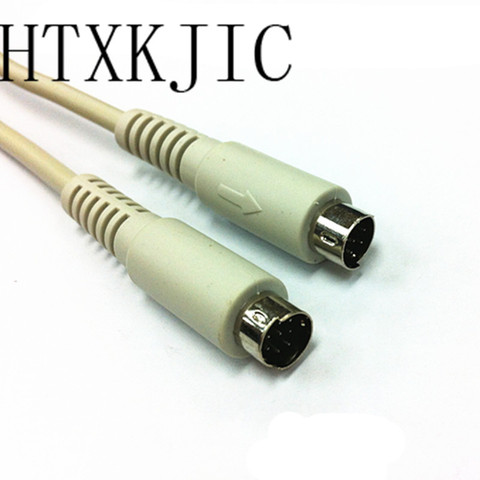 MD8 Mini Din 8 Mini din 8 pin Male-Male 1,4 м кабель бежевый 3 фута 10 футов ► Фото 1/2