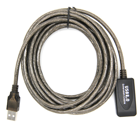 5 м USB 2,0 кабель «Папа-мама», Активный ретранслятор, USB удлинитель, адаптер кабеля ► Фото 1/4
