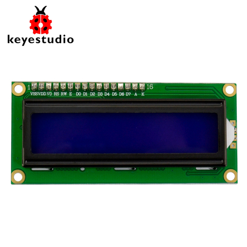 Keyestudio Удобная вилка RJ11 I2C 1602 ЖК-модуль-интерфейс 180 градусов для Arduino STEM ► Фото 1/6