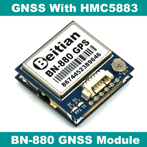 BEITIAN GNSS модуль GPS ГЛОНАСС с двойным управлением полетом GPS модуль компас HMC5883L AMP2.6/PIX4/PIXHAWK, BN-880 ► Фото 1/1
