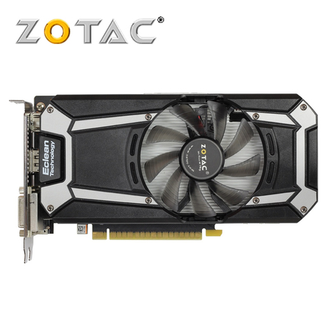 Видеокарта ZOTAC GTX 750 1 ГБ 128 бит видеокарты GDDR5 карта графического процессора для NVIDIA GeForce GTX750-1GB GTX750 1GD5 Thunder Edition PCI-E ► Фото 1/6