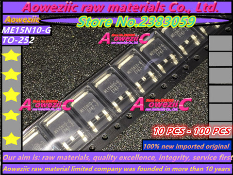 Aoweziic 100% новый импортный оригинальный ME15N10-G ME15N10 TO-252 LCD блок питания 15A 100 в ► Фото 1/1
