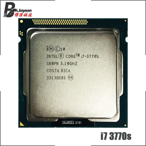 Процессор Intel Core i7-3770S i7 3770 S i7 3770 S 3,1 ГГц четырехъядерный Восьмиядерный процессор 65 Вт LGA 1155 ► Фото 1/1