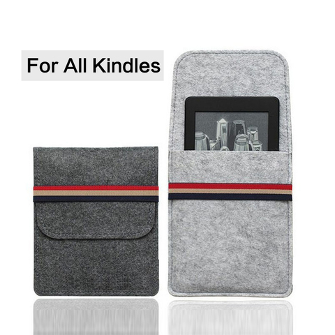 Чехол для Kindle 10 поколения 2022, войлочный чехол для Amazon Paperwhite 1/2/3, сумка для Kindle 8th, 6-дюймовый чехол для электронной книги, чехол для планшета ► Фото 1/6