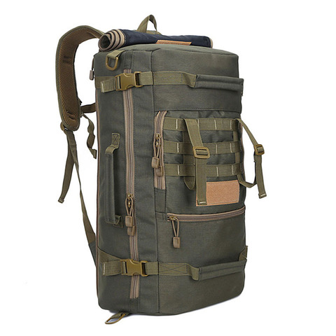 Популярный Высококачественный новый военный тактический рюкзак на 50 л, сумки для кемпинга, сумка для альпинизма, мужской походный рюкзак, д... ► Фото 1/6