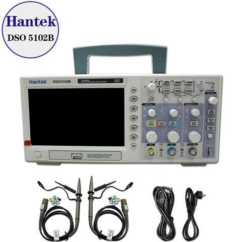 Цифровой осциллограф Hantek DSO5102B 100 МГц 1GSa/s лучше, чем ADS1102CAL + ► Фото 1/5